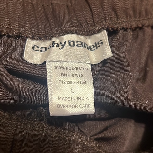 NWT Cathy Daniel’s black pants size large - Picture 3 of 4